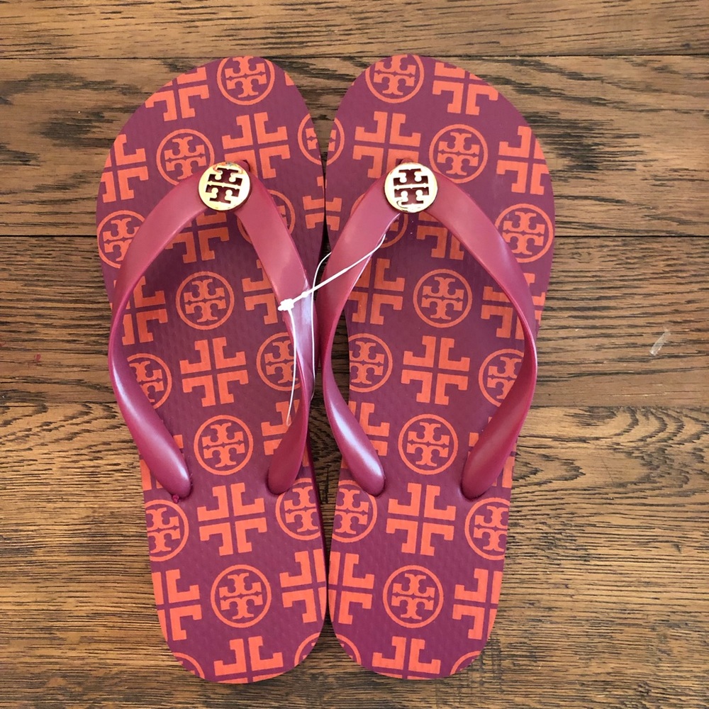 Tori Burch Flip Flops. Size7 New